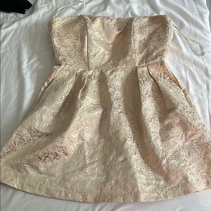 Forever 21 Cream Floral Mini Dress